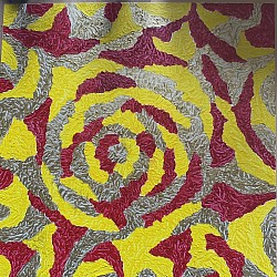 Rajastani patterning 40 x 40 cm Acrylic on canvas board £50
