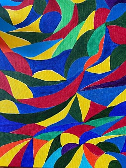 Celebration 50 x 40 cm Acrylic on canvas Honorable Mention from TERAVARNA Art Gallery 2023.  £100
