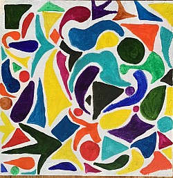 30 x 30 cm acrylic on canvas board £50